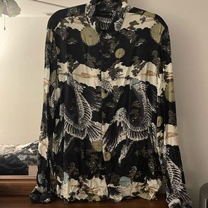 All Saints Men Button Up Shirt